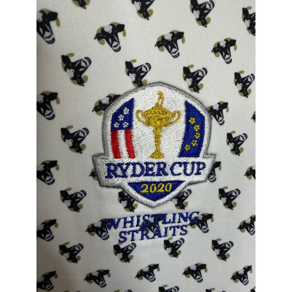 Peter Millar Summer Comfort Golf Polo Ryder Cup 2020 Whistling Straits Sz XL - Picture 8 of 12